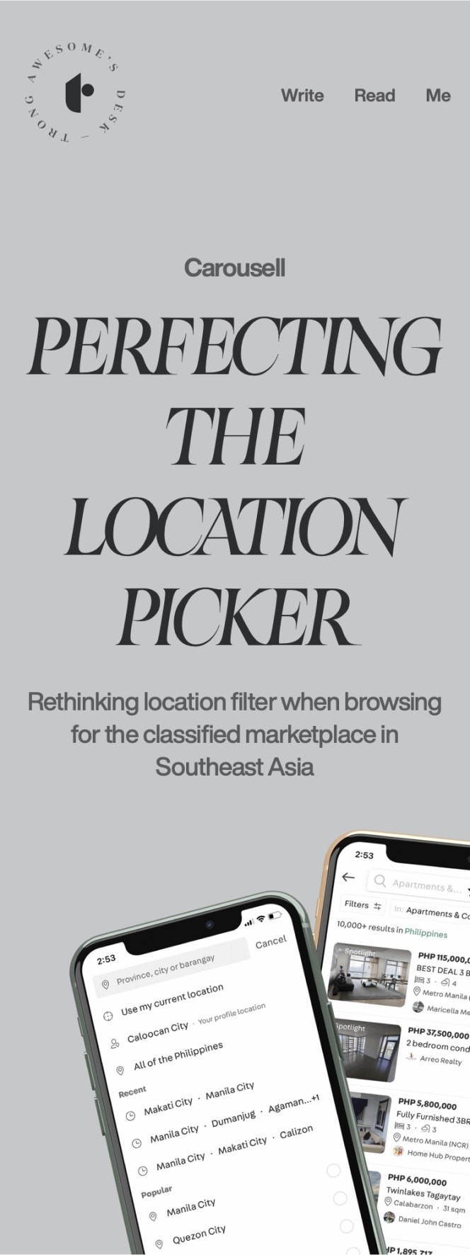 perfecting the location picker mobile